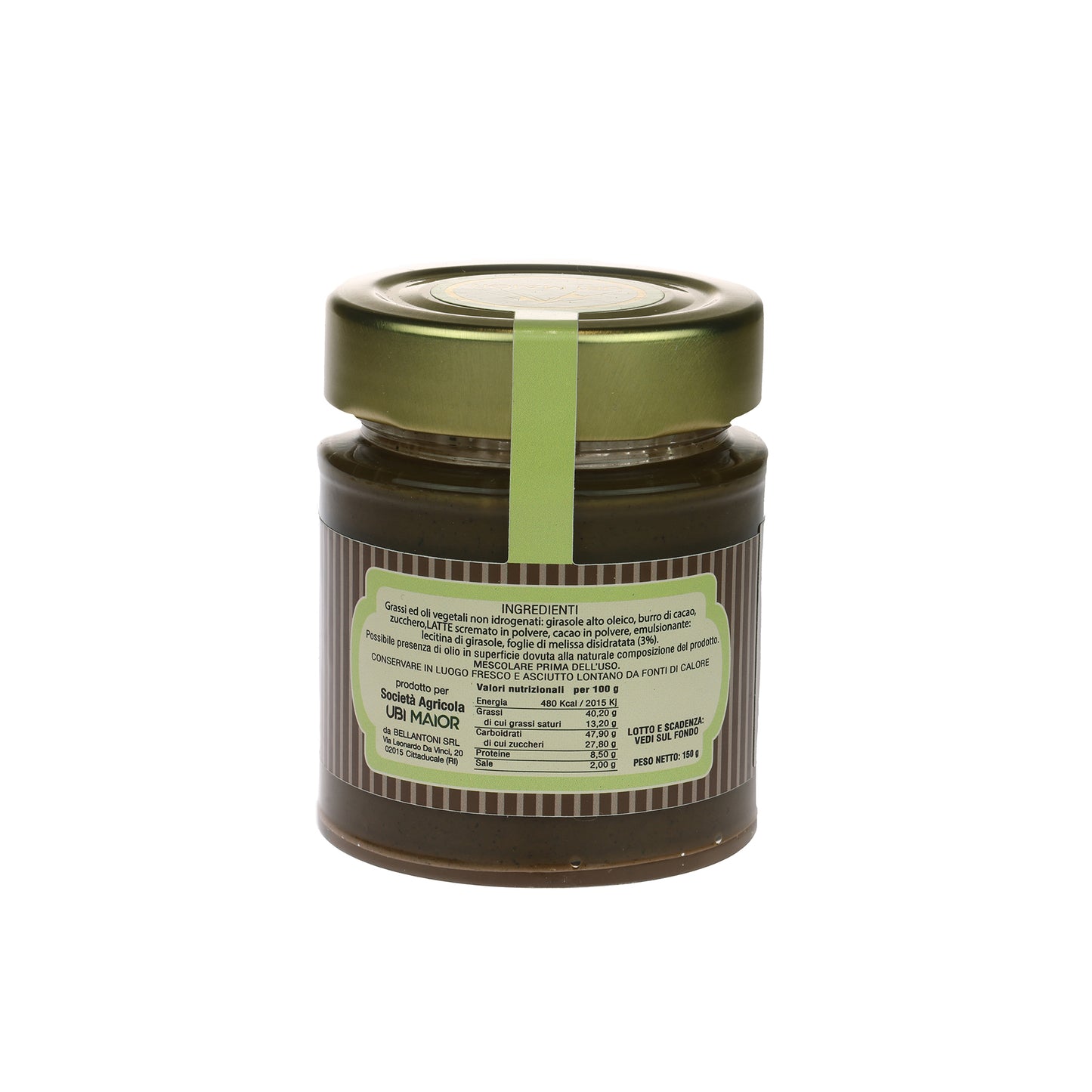 SPALMABILE CIOCCOLATO AL LATTE E MELISSA