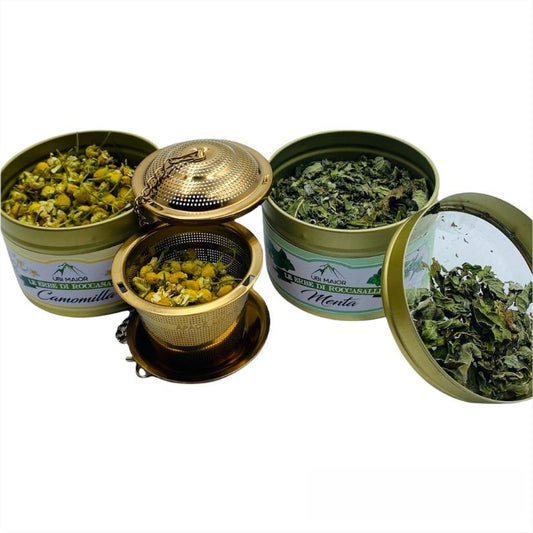 Cofanetto Infusore Camomilla e Menta