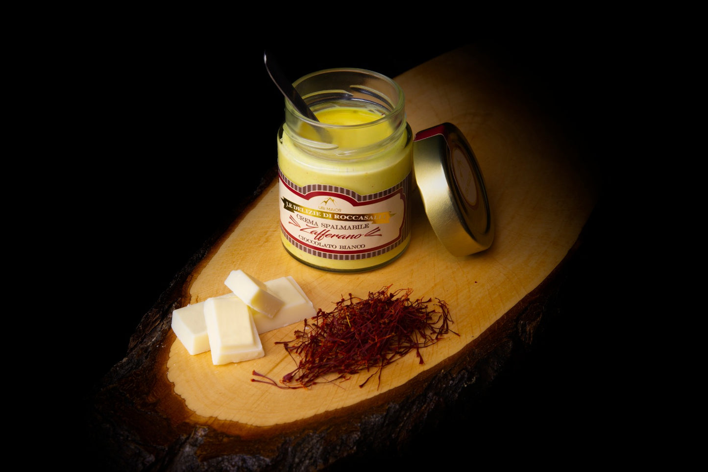SPALMABILE CIOCCOLATO BIANCO E ZAFFERANO