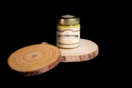 SPALMABILE CIOCCOLATO BIANCO E CAMOMILLA