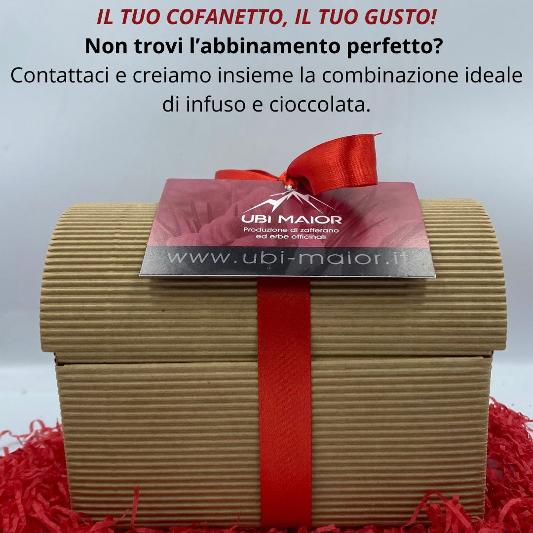COFANETTO INFUSO E CIOCCOLATA AROMATIZZATA