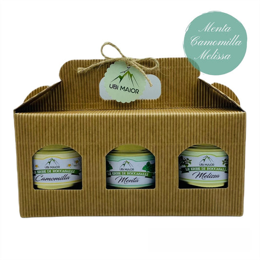 Scrigno Le Erbe di Roccasalli - Menta/Camomilla/Melissa