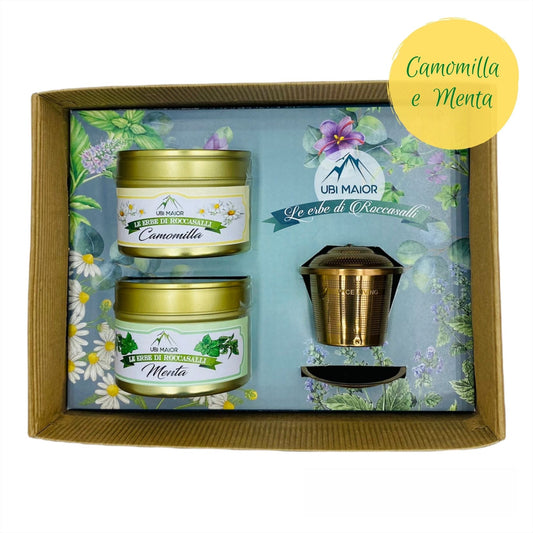 Cofanetto Infusore Camomilla e Menta